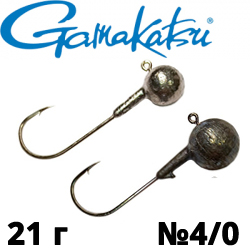 Джиг-головка шар крючок Gamakatsu №4/0