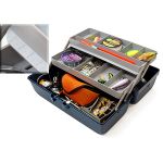 Ящик Nautilus 118-2 Tackle Box 2-tray Green-Grey