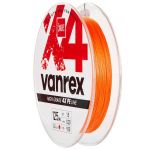 Леска плетеная Lucky John Vanrex х4 Braid Fluo Orange 125/020