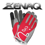 Zenaq 3-D Short Glove Red