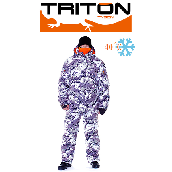 Triton "Тритон" -40 Вельбоа/Белый            