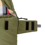 Спальный мешок Nisus Travel XXL 400 (220х90) Hollowfiber зелёный (N-SB-H400-220x90)