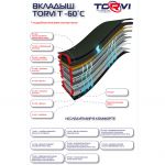 Сапоги зимние Torvi ЭВА с утепляющей вставкой t-60°C, цвет: Черный, размер: 45
