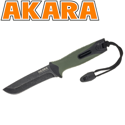 Akara Falcon 120 mm с огнивом и компасом