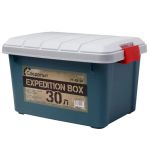 Набор ящиков особопрочных Следопыт Expedition Box, 30 л, 40 л, 50 л, цв. зеленый/серый