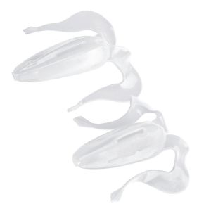 Силиконовая приманка Лягушка Helios Frog 2,56"/6,5 см White 7шт. (HS-21-001)