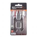 Готовый монтаж Savage Gear SS Corkscrew Stinger Red + Bn, 3г, No1/0, 35кг, уп.2шт, арт.72277