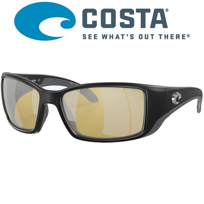 Costa Blackfin 580P Matte Black/Silver MirrorSunrise