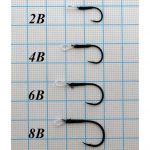 Крючки для воблеров и блесен Smith Assist Hook Vertical B2 (6шт./упак.) 5мм.