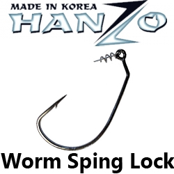 Hanzo Offset Worm Sping Lock BLN