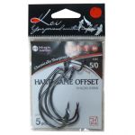 Крючок офсетный Koi Hard Game Offset, размер 1/0 (INT), цвет BN, (5 шт.)