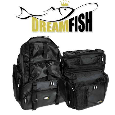 DreamFish Black Line Rucksack