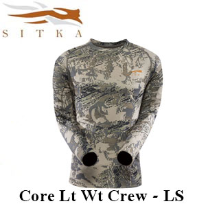 Sitka Core Lt Wt Crew LS Optifade Open Country