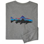 Футболка Patagonia M's L/S Fitz Roy Trout Responsibili-Tee GLH, M