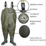 Полукомбинезон рыбацкий ДЮНА Модель 153 Олива 45