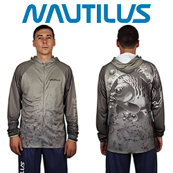 Nautilus Carp Green Джерси с капюшоном