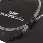 Поводковый материал Korda Dark Matter QC Swivel Clear 30lb 30см (KSZ58)