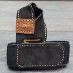 Напальчник Barracudoff с резинкой из замши Черный размер XL