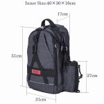Рюкзак Noeby Graphite Backpack Bag, размер 40*30*16 см, цвет Space gray, мат.-dacron
