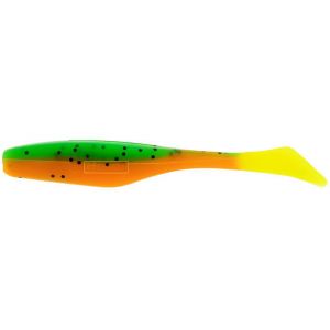 Силиконовая приманка Helios Vigor 3,75"/9.5 см Pepper Green & Orange LT 7шт. (HS-6-032)