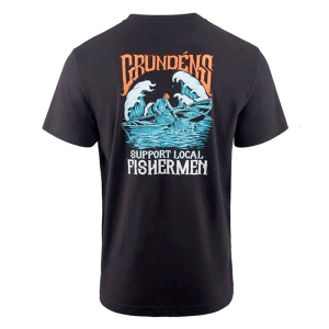 Футболка Grundens Support Fishermen SS T-Shirt, Black, M