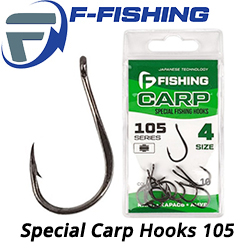 F-Fishing Special Carp Hooks 105