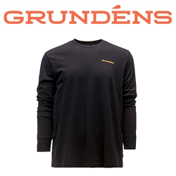Grundens Tuna Tattoo LS T-Shirt, Black