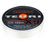 Шнур Akara Teuri X-9 White 135 м 0,19