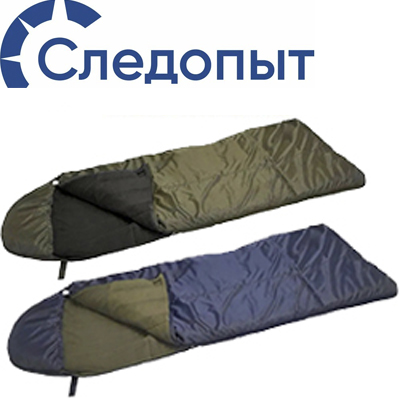 Спальный мешок с капюшоном Следопыт, 190+35х90см
