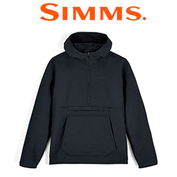 Simms Strata 330 Half-Zip Hoody, Black