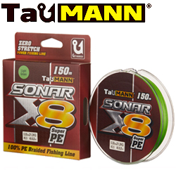 TauMANN Sonar PE X8 150m Light Green