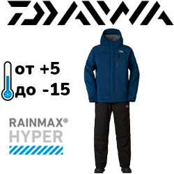 Daiwa DW-3524 Rainmax Winter Suit (Navy)