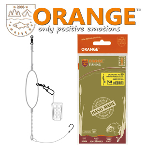 Orange #59 Symetric Loop Fluorocarbon Оснастка фидерная