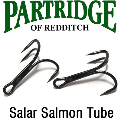 Partridge Salar Salmon Tube Treble, Black