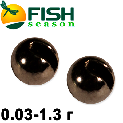 Fish Season Шарик вольфрам с прорезью цвет BN