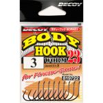 Крючки офсетные Decoy Worm 23 Body Hook # 6
