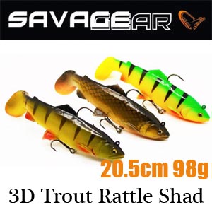 Savagear 3D Trout Rattle Shad 20.5 98g SS