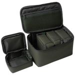 Сумка Mikado Enclave For Accessories для карповых аксессуаров SET 1+4 (25X16x12cm) тёмно-зеленый (UWF-022)