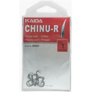 Крючки одинарные Kaida Chinu-R #1