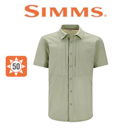 Simms Stone Cold SS Shirt, Fishtail Pale Pine