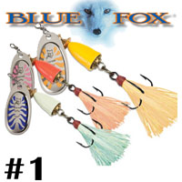 Blue Fox Vibrax Glow #1 (BFGVS1) 
