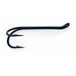Крючки двойник мушин. Veniard double low water S8 Packet of 25 Black Jappaned