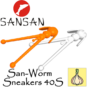 Sansan San-Worm Sneakers 40S, Чеснок