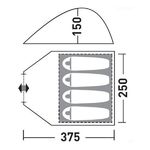 Палатка Greenell "Керри 4 V3"