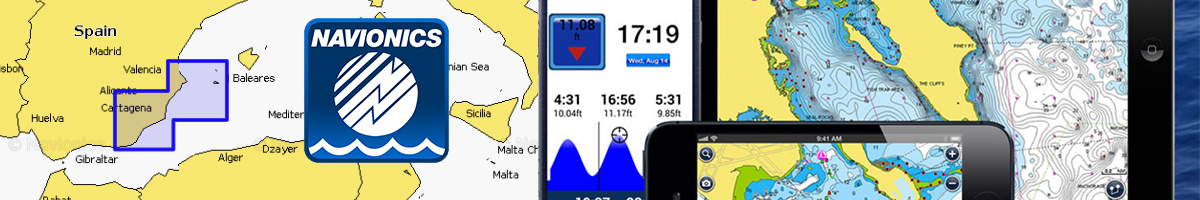 Карта Navionics Valencia - Almerimar 5G544S2