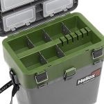 Ящик рыболовный зимний Helios (HS-IB-19-GH) серый/хаки