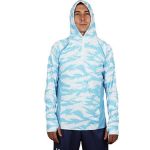 Джерси с капюшоном Nautilus SPF цвет Blue (Ice Silk) р-р. 3XL