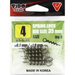 Спираль Vido Craft Spring Lock Big Size 30 мм №1, 5 шт/уп (d спирали 4,5 мм, d пров. 1,0 мм) VD-SLBS30-1(5)