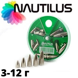 Nautilus Worm Nickeles 5 Cases