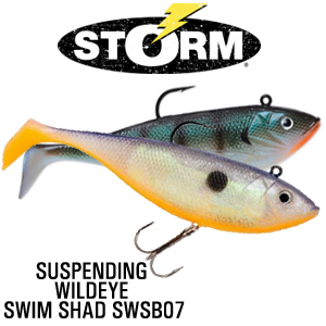 Storm Suspending WildEye Swim Shad SWSB07
